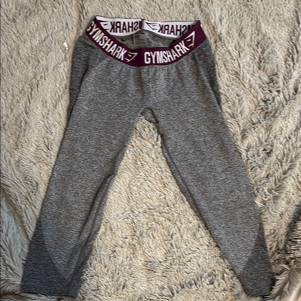 Gymshark Gray Capris with Stretchy Waistband